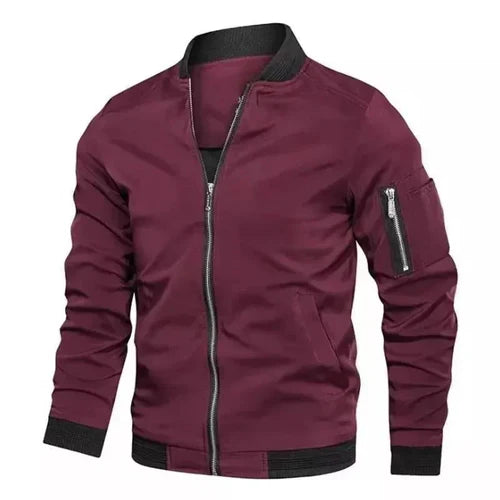 Men's Jacket Autumn Long Sleeve Baseball Uniform Windproof Cycling