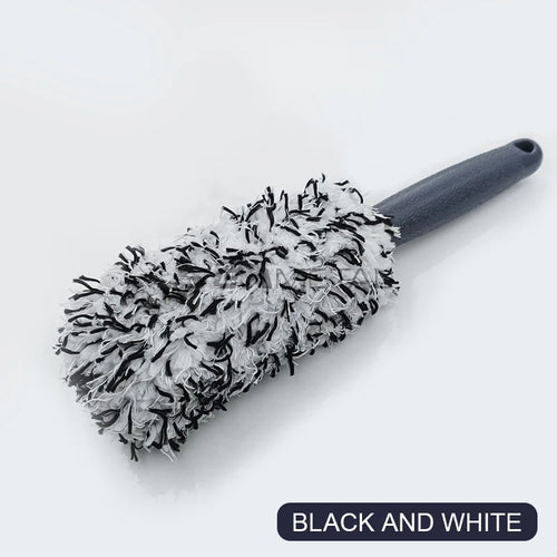 SEAMETAL Car Cleaning Brush Car Wash Portable Plush Wheel Tire Rim