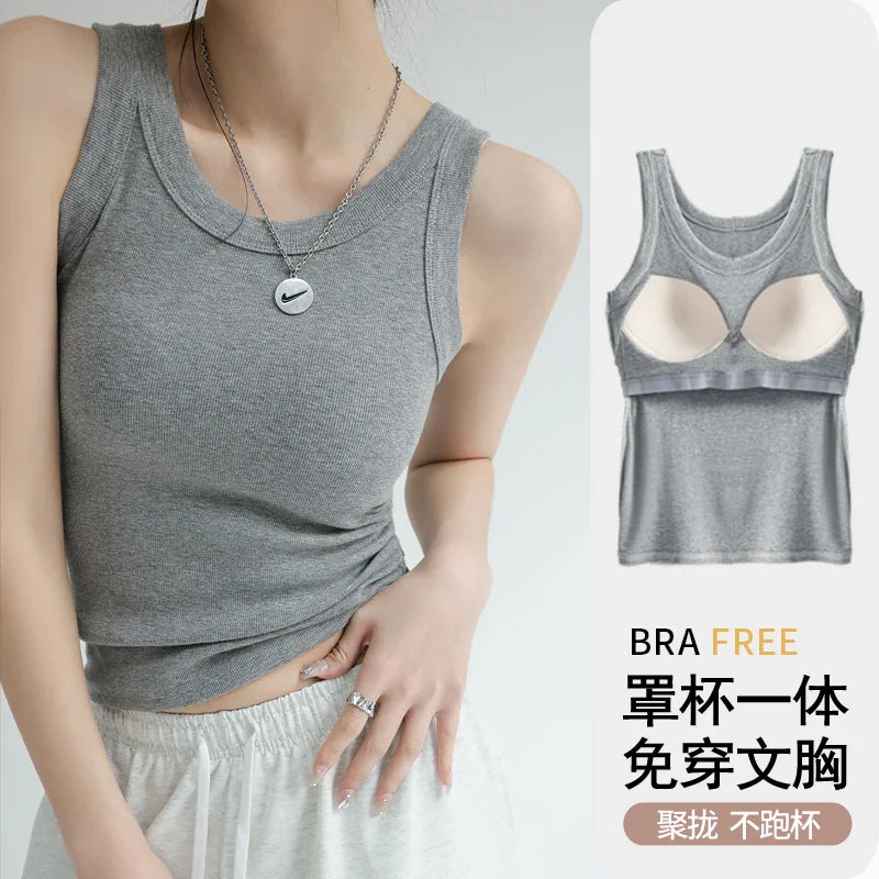 Ribbed Knitted Tops Neck Summer Basic Shirts White Black Casual Sport