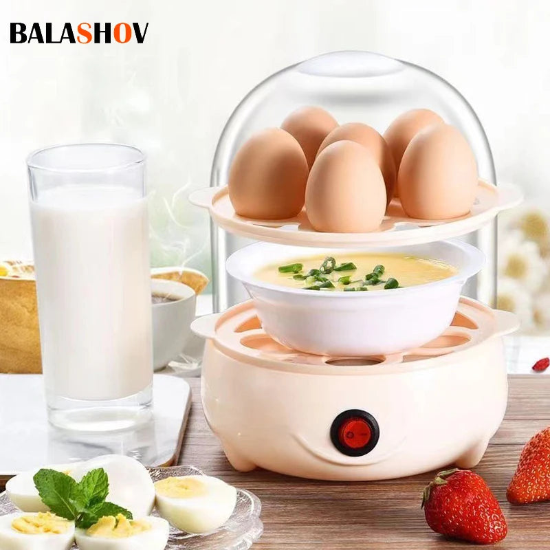 Multifunctional Egg Boiler Electric Egg Steamer Cooking Breakfast