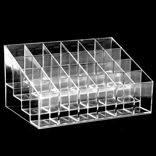24 Grid Lipstick Holder Acrylic Cosmetics Storage Box Can Store And