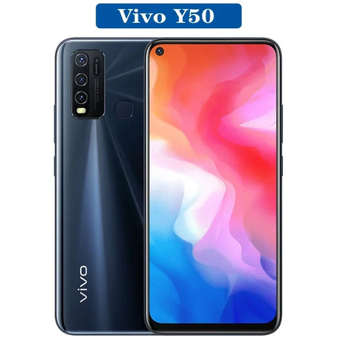 VIVO Y50 Global firmware mobile phone Snapdragon 665 Octa Core 6.53"