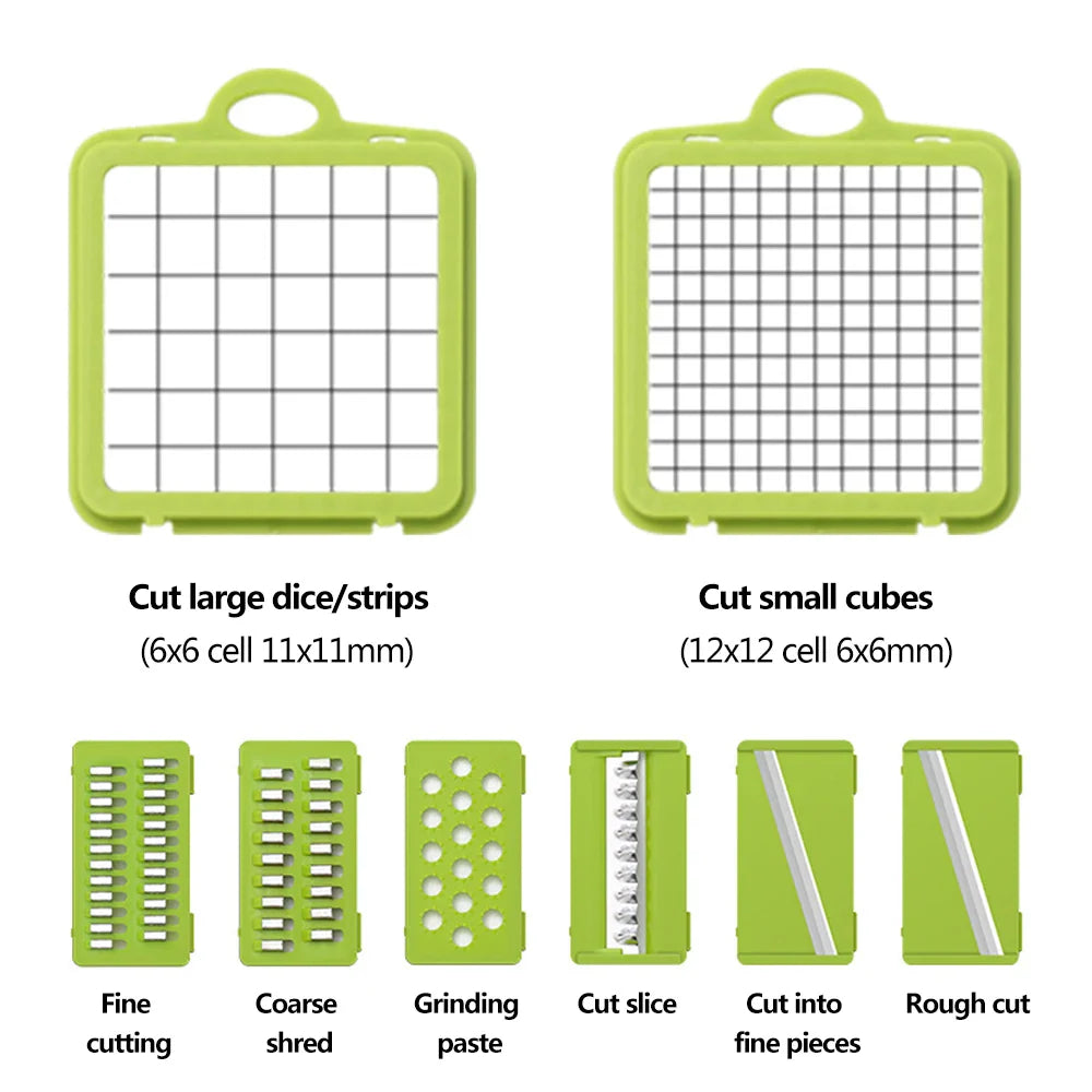 Multifunctional Vegetable Chopper Handle Food Grate Food Chopper