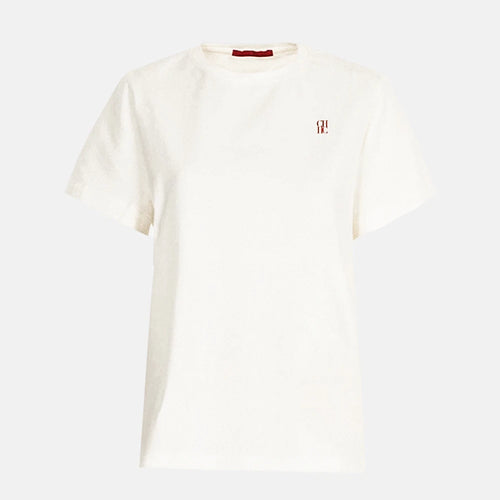 CHCH Women T-Shirts Short Sleeved Tees Casual New White Tops Women's