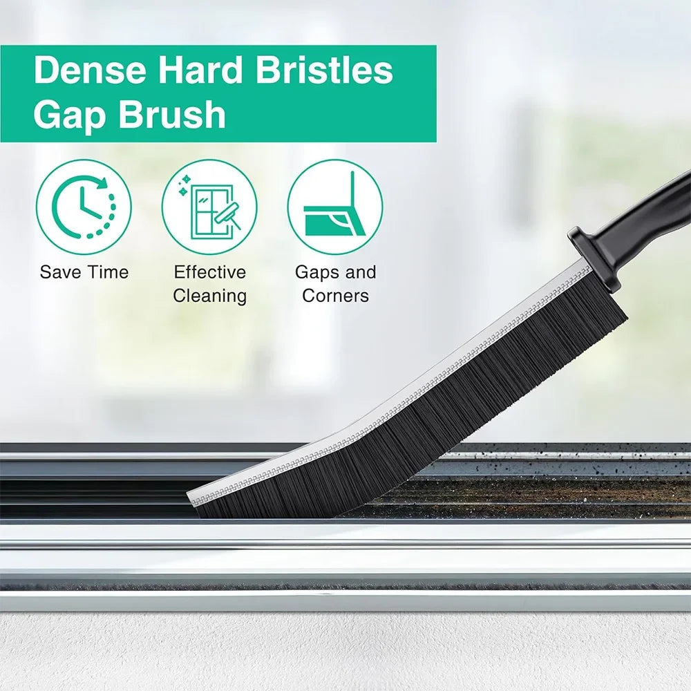 Gap Cleaning Brush Hard-Bristled Crevice Cleaning Brush for Stiff