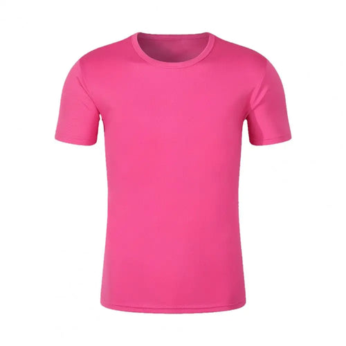 Quick drying T-shirt Unisex Short Sleeve Sport T Shirt Trainer Running