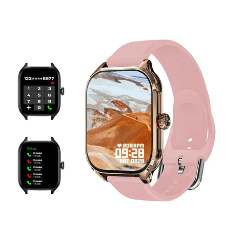 LAXASFIT H9 Smartwatch Dial to Answer Calls Calorie Tracking Heart