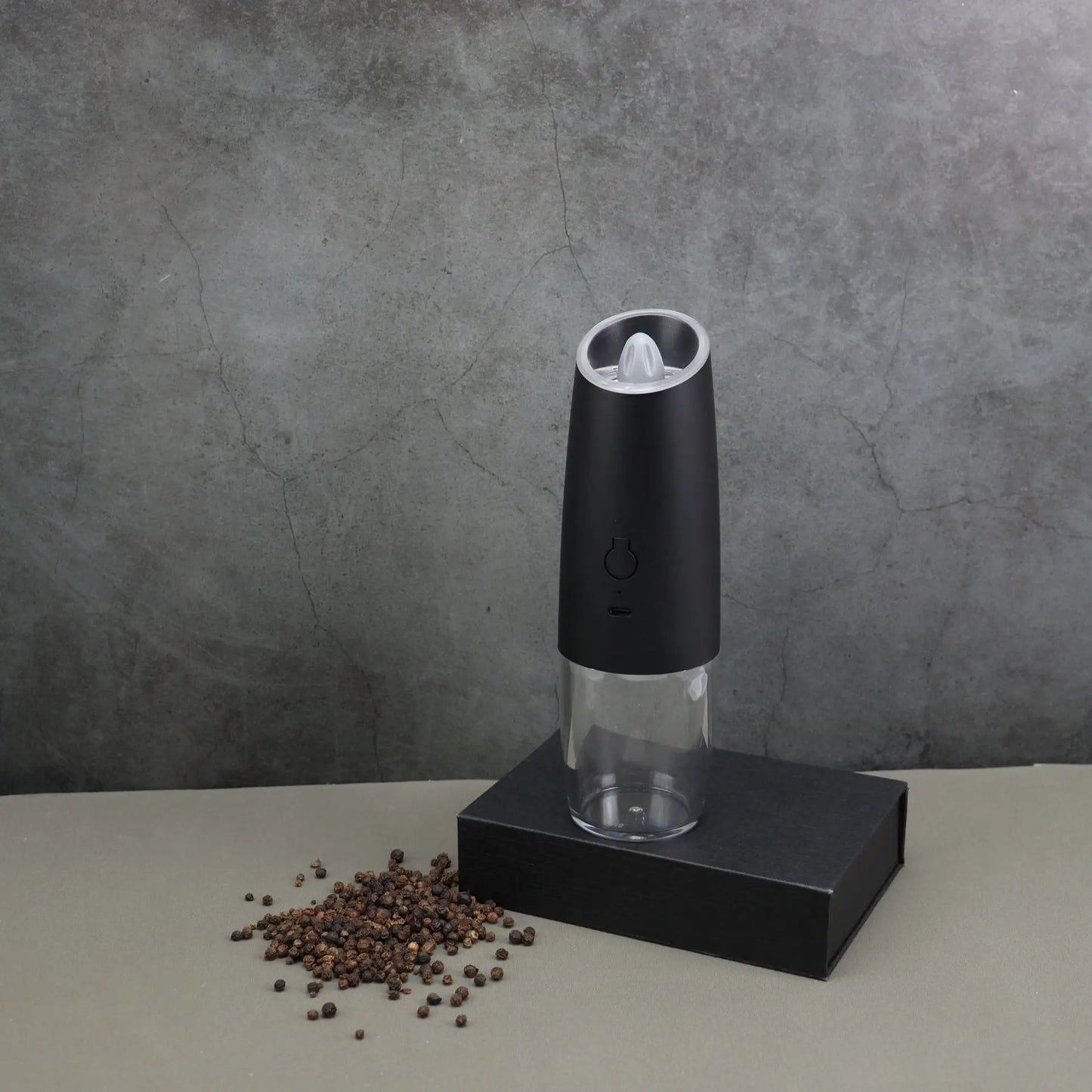 2PCElectric Pepper Grinder Salt And Pepper Grinder USB Rechargeable