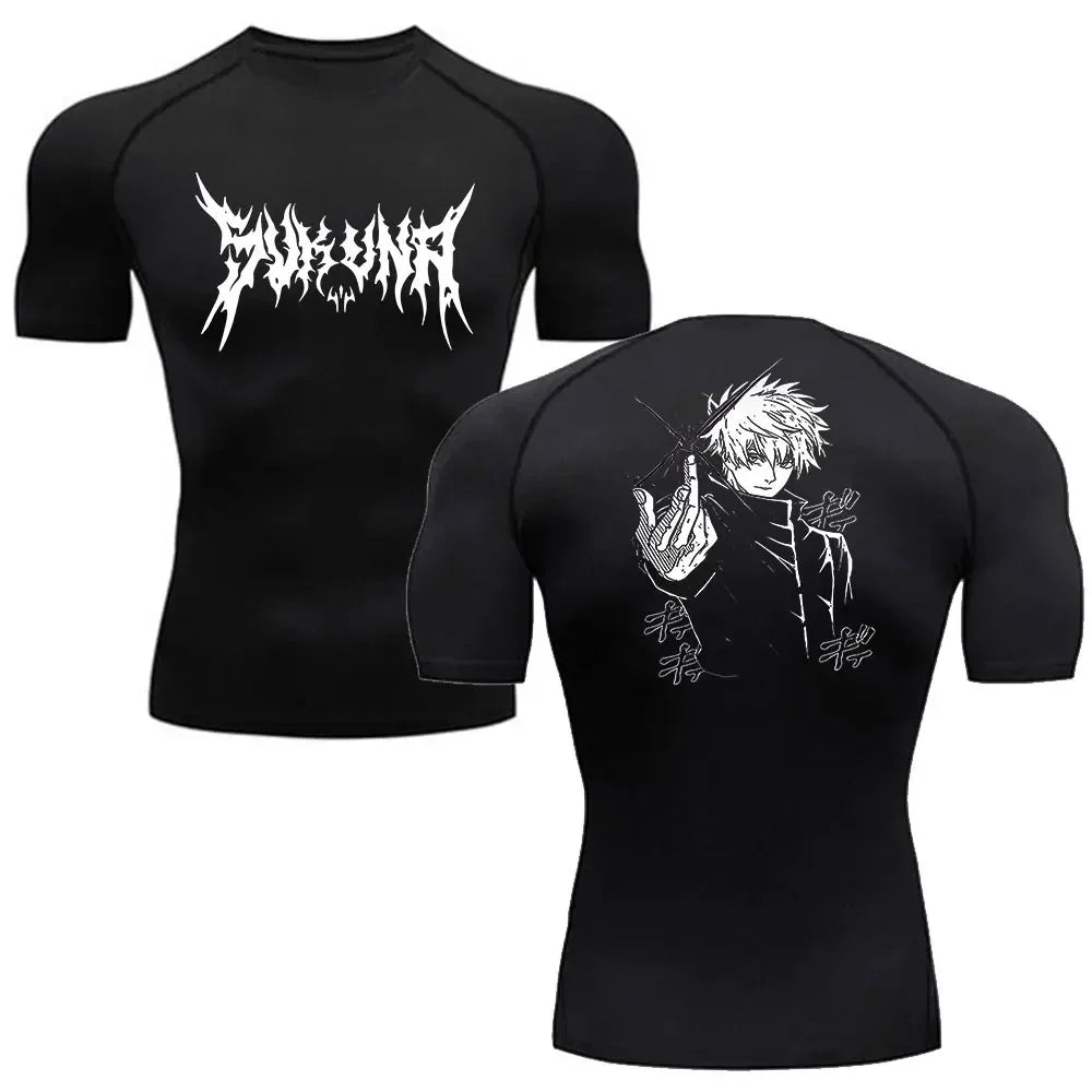 Men's Summer Fitness Gym Sports Running T-Shirt New Hot Selling Anime