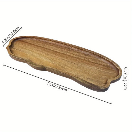 Japanese solid wood fruit plate factory wholesale wooden tray