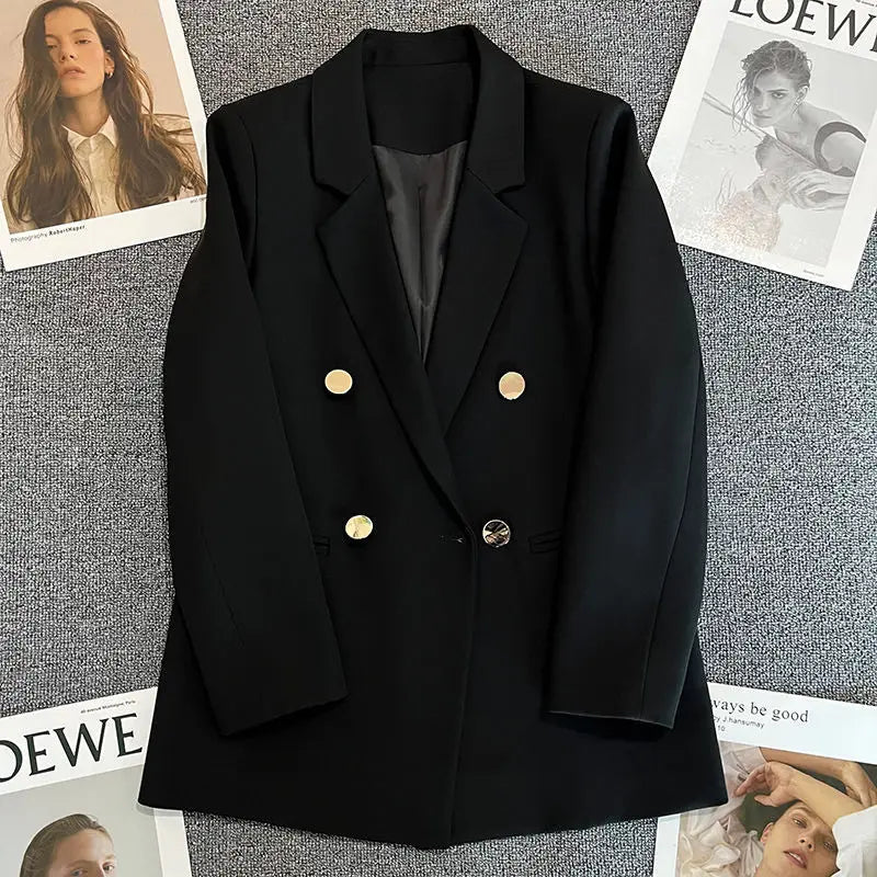 Women's Suit Coat Elegant Sports Casual Blazer Korean Fashion Luxury