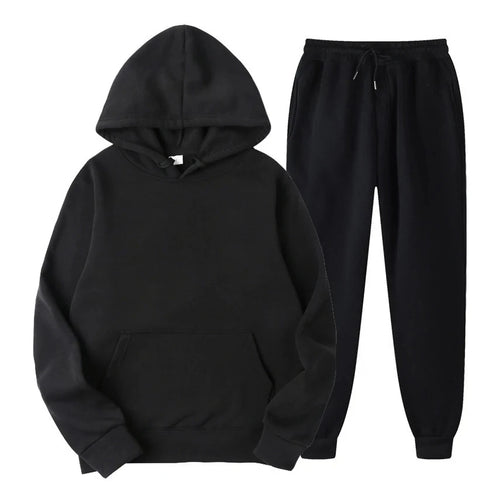 2024 Winter Brand Tracksuits Men's sets Long Sleeve Pullover + Jogging