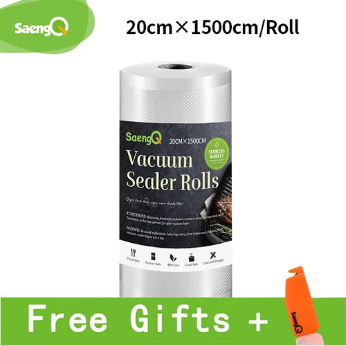 saengQ Vacuum Sealer bags Food Vacuum Bags Sous Vide Storage Bags For