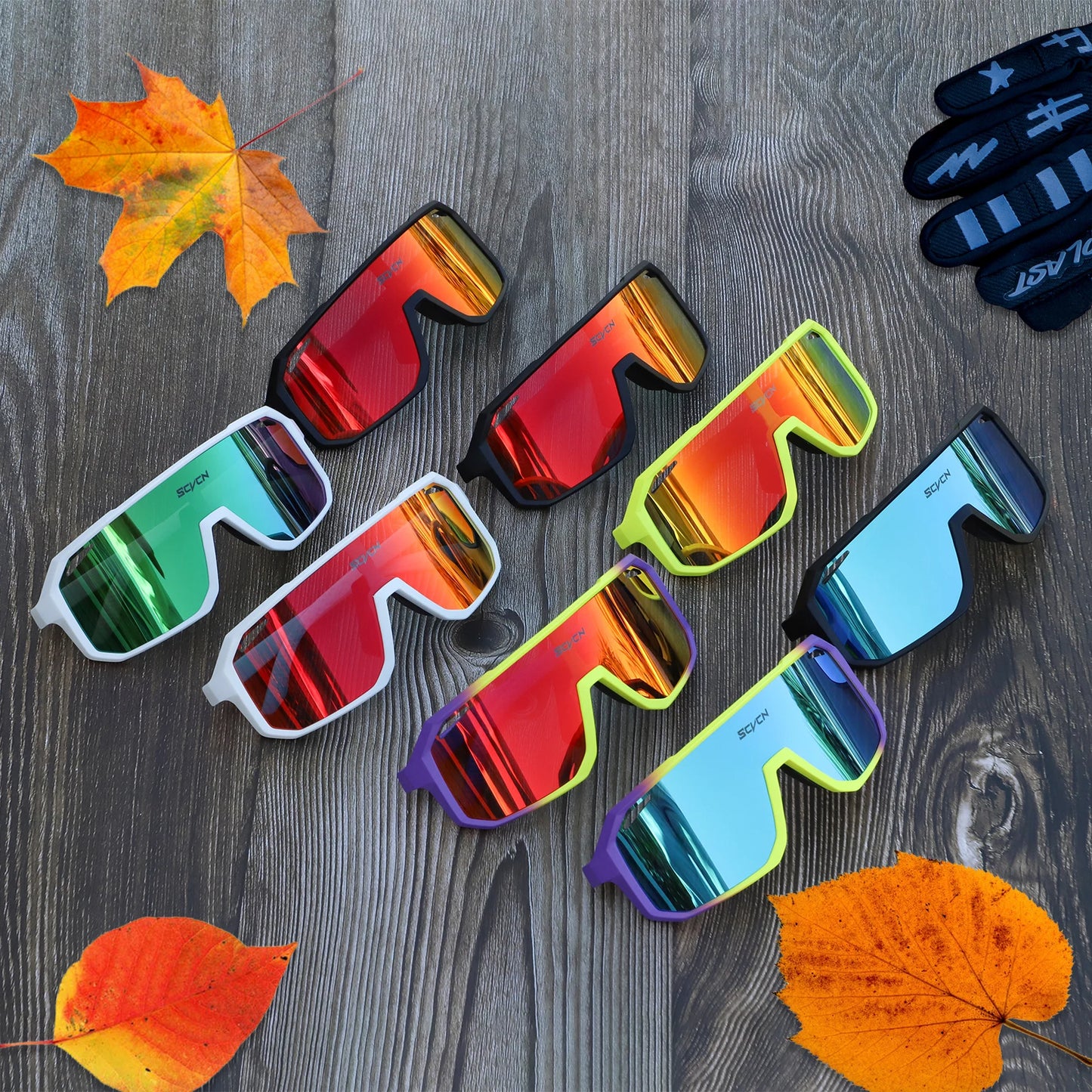 SCVCN HOT MTB Cycling Glasses for Men Women Outdoor Sports Running