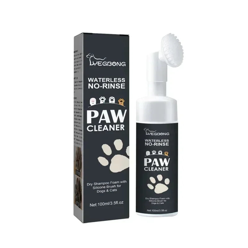 Dog Paw Washing Foam Pet Foot Cleaning Foam Rinse-free Paw Cleaner No