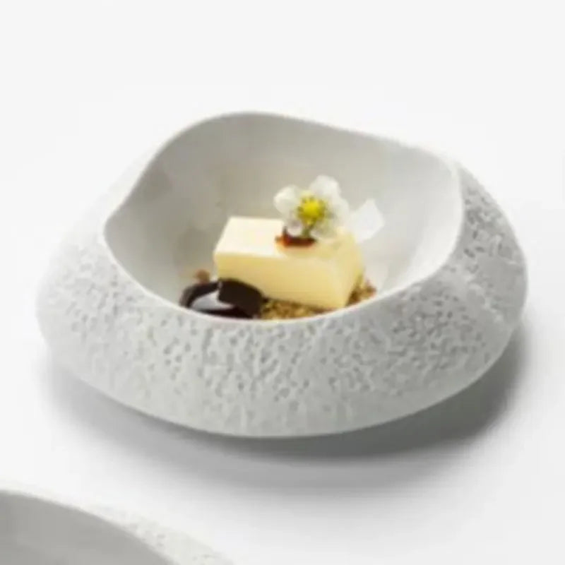 Ceramic Restaurant Front Dish Dish Creative Dessert Snack Plate French