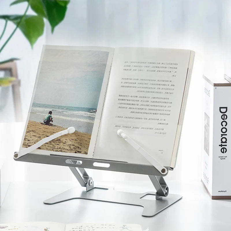 Multifunction Laptop Holder Reading Stand - Extendable Adjustable Book