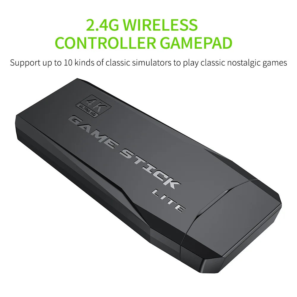 M8 Portable Video Game Console, 4K, 2.4G, Wireless Control, Wireless