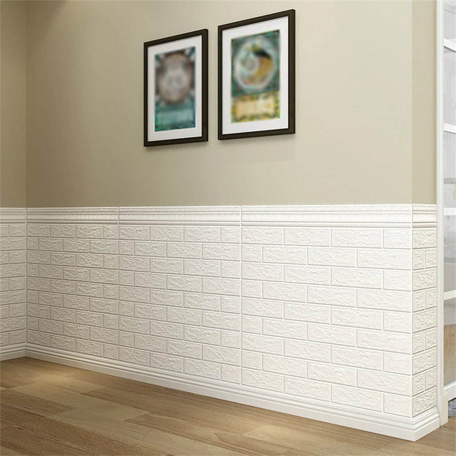 70cm*1m 3D Self-adhesive Wall Sticker Imitation Brick Bedroom Home