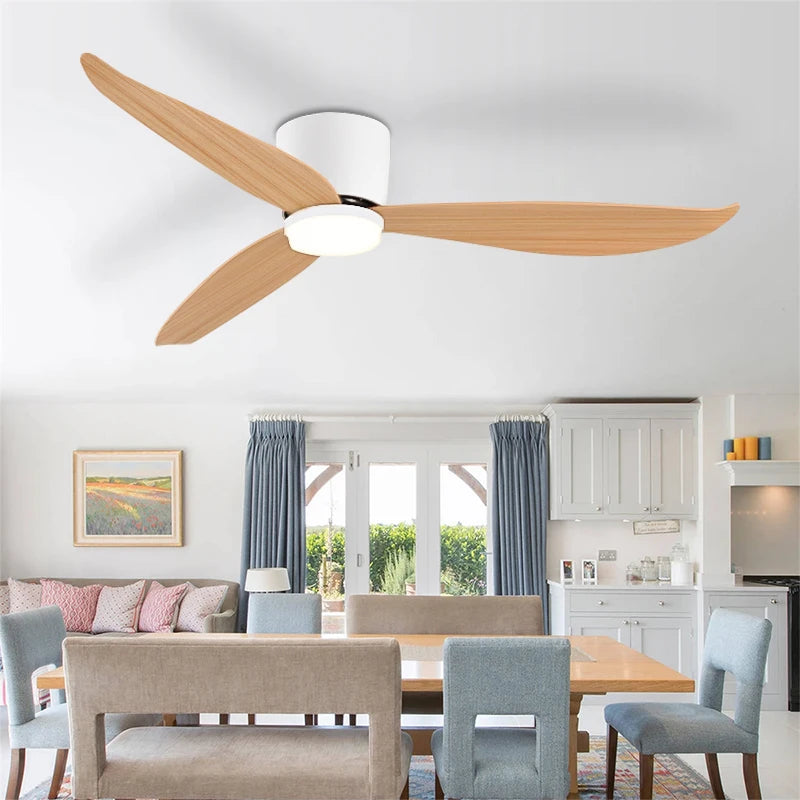 Led 6-Speed High Wind Ceiling Fan Ceiling Fan Light Strip Modern