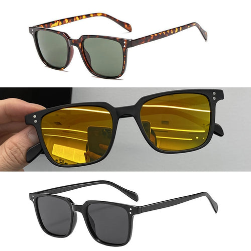 Rectangle Sunglasses Women Men Polygon Vintage Brand Designer Square