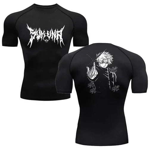 Men's Summer Fitness Gym Sports Running T-Shirt New Hot Selling Anime