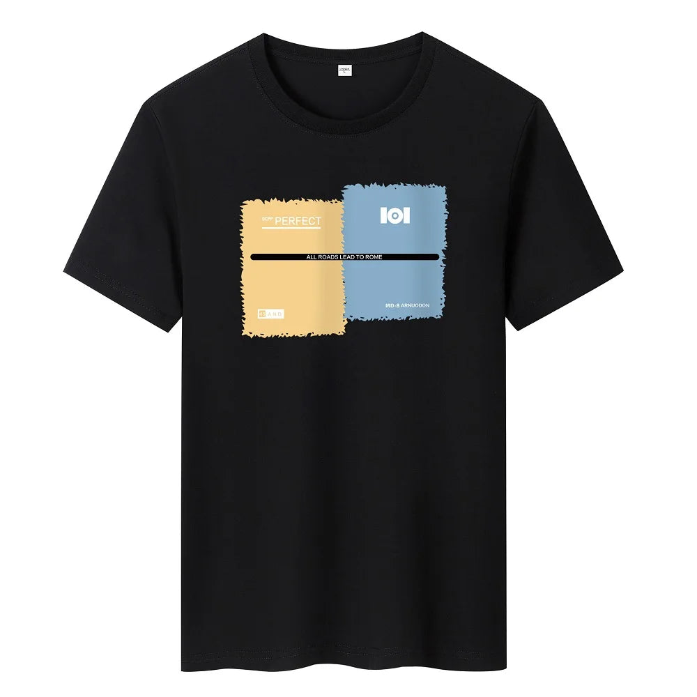 2023 Fashion Summer for Men Clothing Anime T Shirt White Oversized