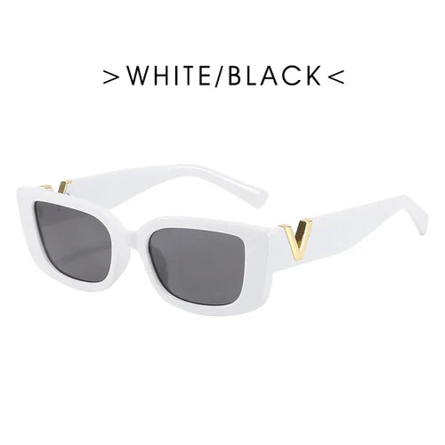 Fashion Cat Eye Sunglasses Luxury V Sun Glasses For Ladies Classic