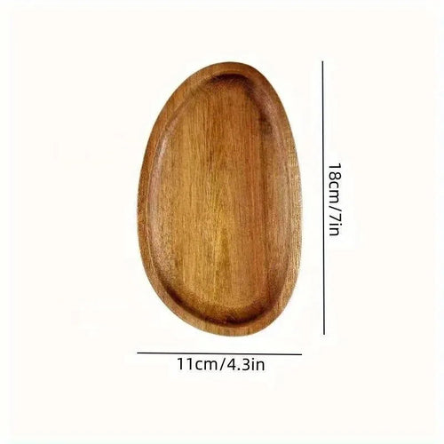 Japanese solid wood fruit plate factory wholesale wooden tray