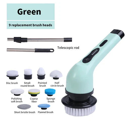 Wireless Electric Cleaning Brush Bathroom Window Kitchen Automotive