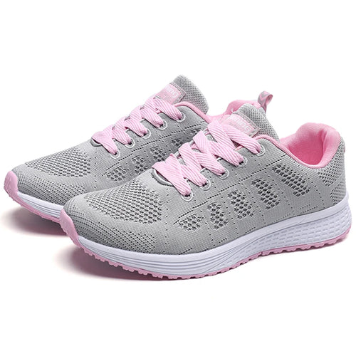 2025 New Fashion Breathable Women's Sneakers Flat Walking Woman