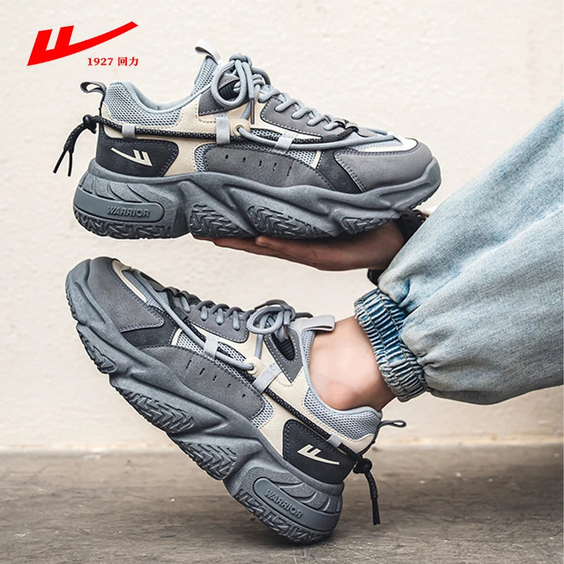 Warrior Sneakers For Men 2023 Spring Platform Arches Ventilate Male