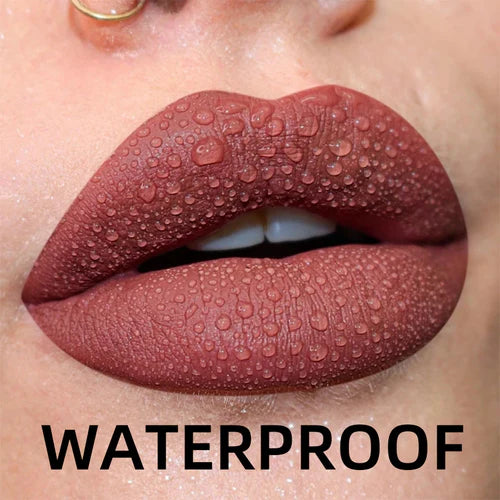 19 colors Matte Velvet Lip Gloss Waterproof Liquid Lipstick Nude Black