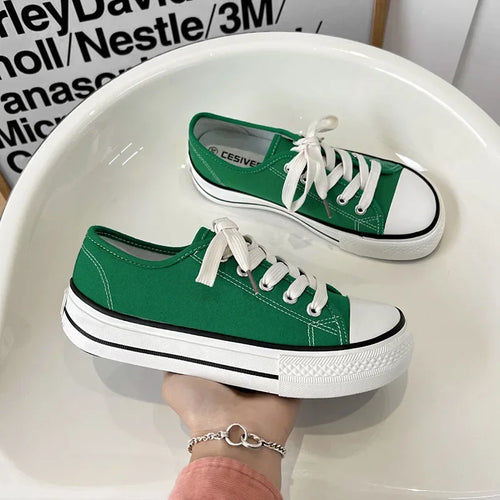 Women Canvas Shoes Women Fashion Summer Casual Sneakers Student Casual