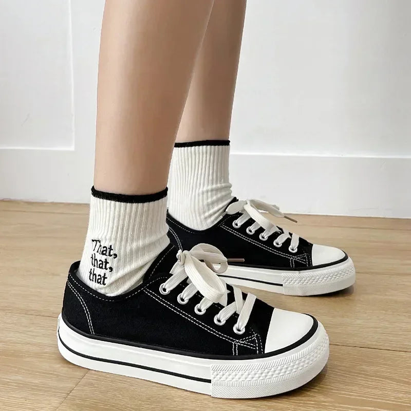 Women Canvas Shoes Women Fashion Summer Casual Sneakers Student Casual