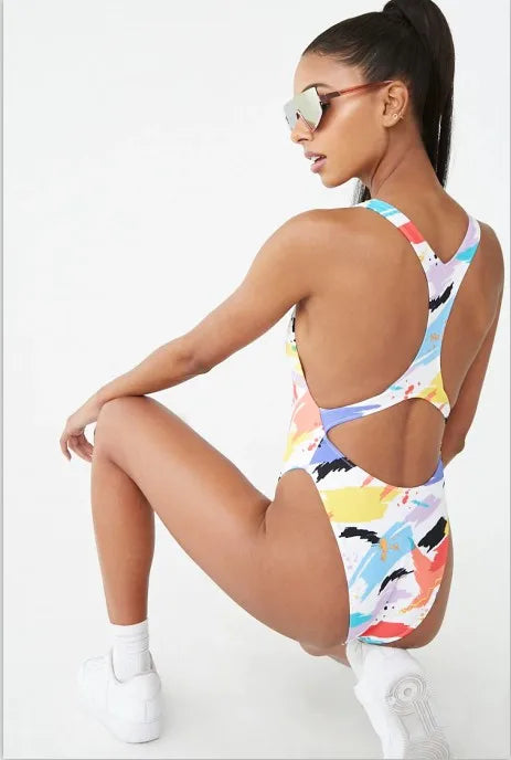 Swimsuit Women One Piece Suit 2023 Professional Sports Bathing Suit