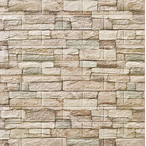 70cm*1m 3D Self-adhesive Wall Sticker Imitation Brick Bedroom Home