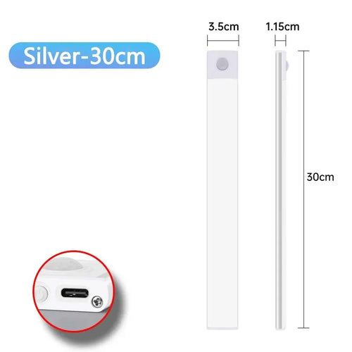 Cabinet Lights Motion Sensor LED Wireless USB Under Ultra Thin Night