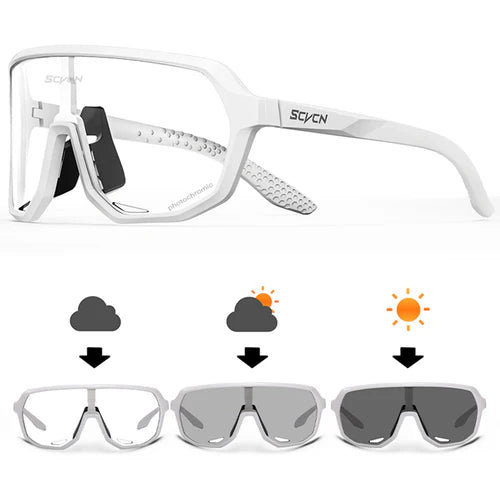 SCVCN Photochromic Cycling Sunglasses MTB Glasses Road Bike Cycling
