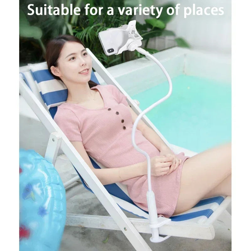 70cm 360 Clip Mobile Phone Holder Stand Portable Flexible Lazy Bed