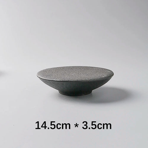 Creative Ceramic Plate 3D Shape Solid Color Simple Restaurant Homehold
