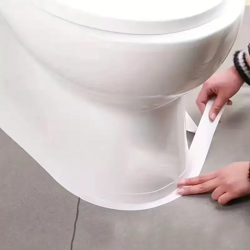1 Roll of Waterproof White PVC Self-Adhesive Tape - Perfect for