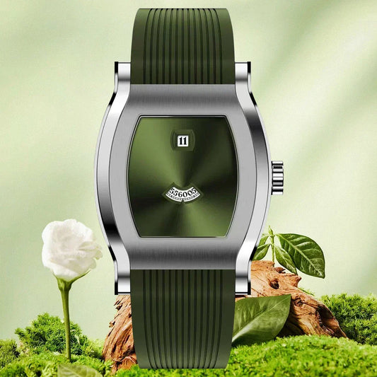 Newly designed Specht & Söhne Jump Hour Watch For Men Seagull Automatic Watches Rubber Strap Sapphire Crystal 50M Waterproof