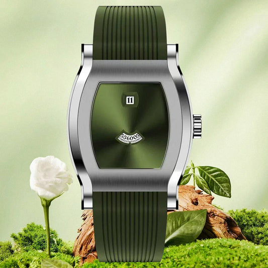 Newly designed Specht & Söhne Jump Hour Watch For Men Seagull Automatic Watches Rubber Strap Sapphire Crystal 50M Waterproof