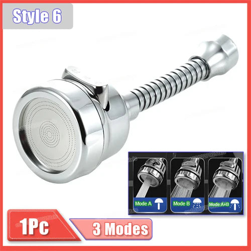 2/3Mode Faucet Extender 360Degree Rotatable Faucet Nozzle Adapter Home