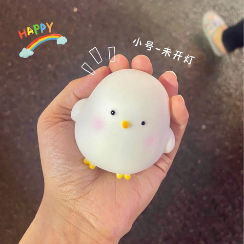 Cute Chicken Soft Lighting Small Night Light Bedside Lamp Decoration