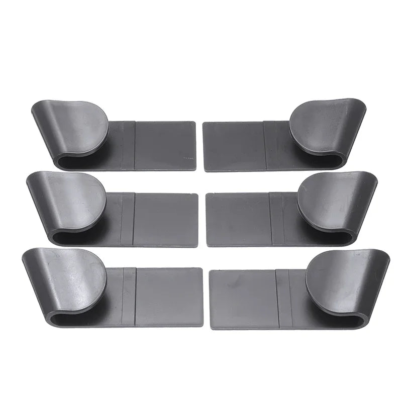 6PCS/Set Plastic Pot Lid Holder Wall-Mounted Hanging Holder for Pan