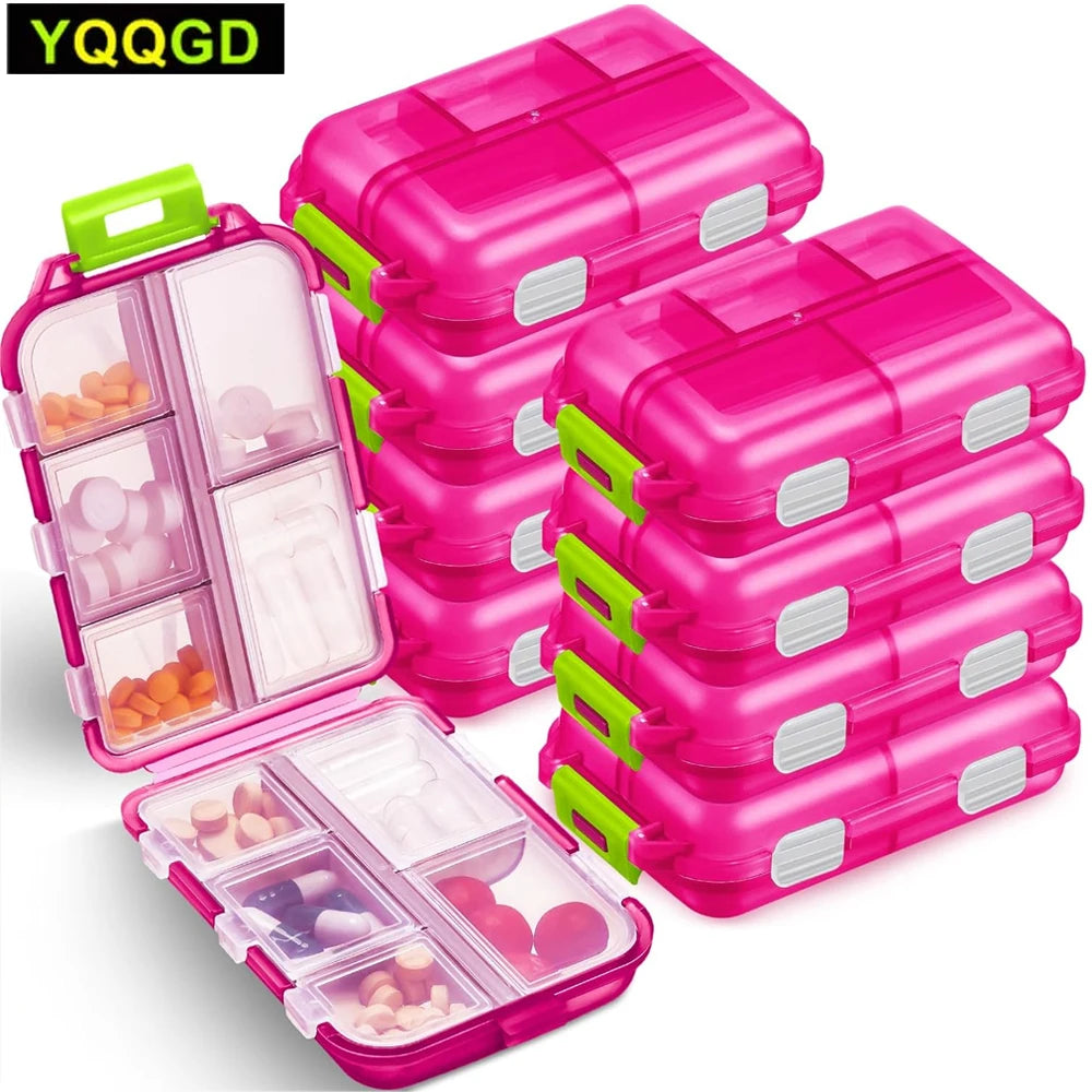 Travel Pill Organizer Pocket Portable Pill Case Daily Pill Container