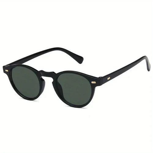 Retro Round Sunglasses Fashion Rice Nail Box Sunglasses For Men And