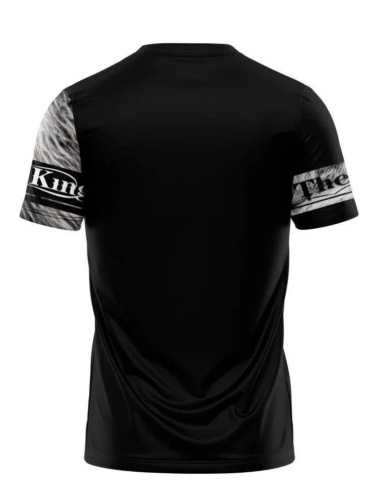 Men's Short-Sleeved T-Shirt+Long Pants 2 Sets Fashion 3D Digital Print